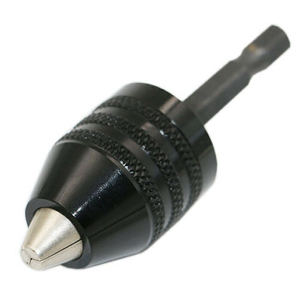 1/4Inch Hex Shank Conversion Keyless Drill Chuck Quick Change Adapter 0.3-8mm