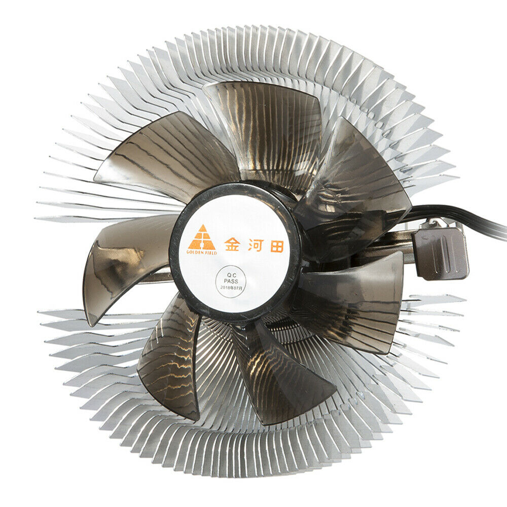 New UK LED Heatsink Silent CPU Fans For Core Intel AMD/775/1150/1151/1155/1156!