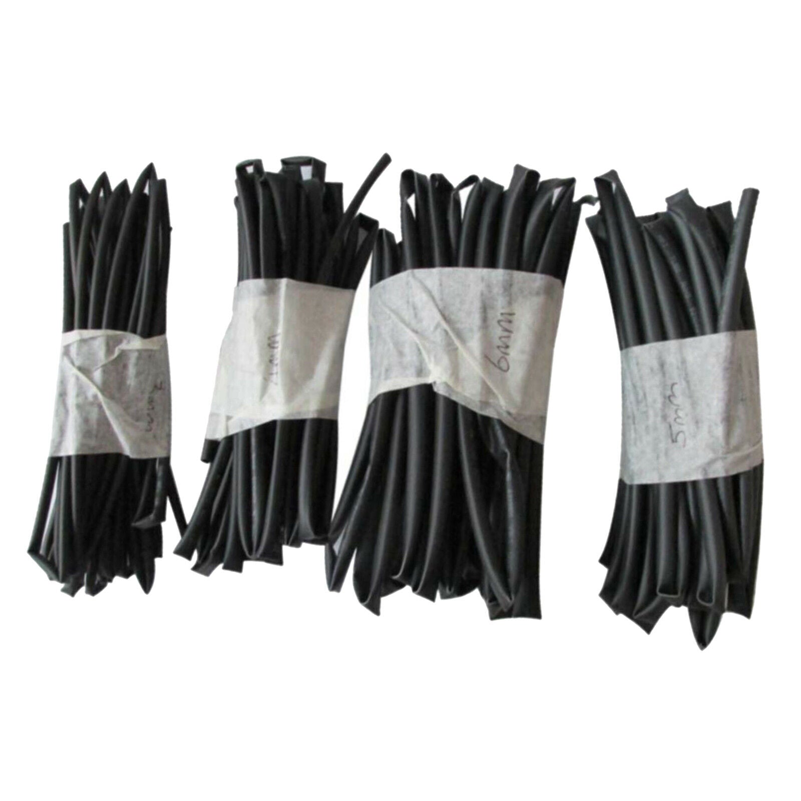 Polyolefin heat shrink tubing wire wrapping kit wire tape width wire ends