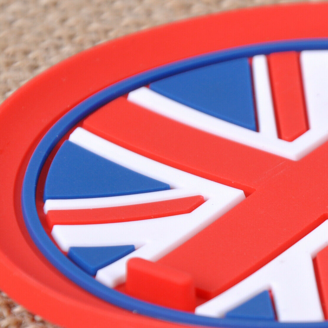 2x Union Jack Car Cup Mat Holder Coaster Fit for MINI COOPER S R55 R56 R57 AT
