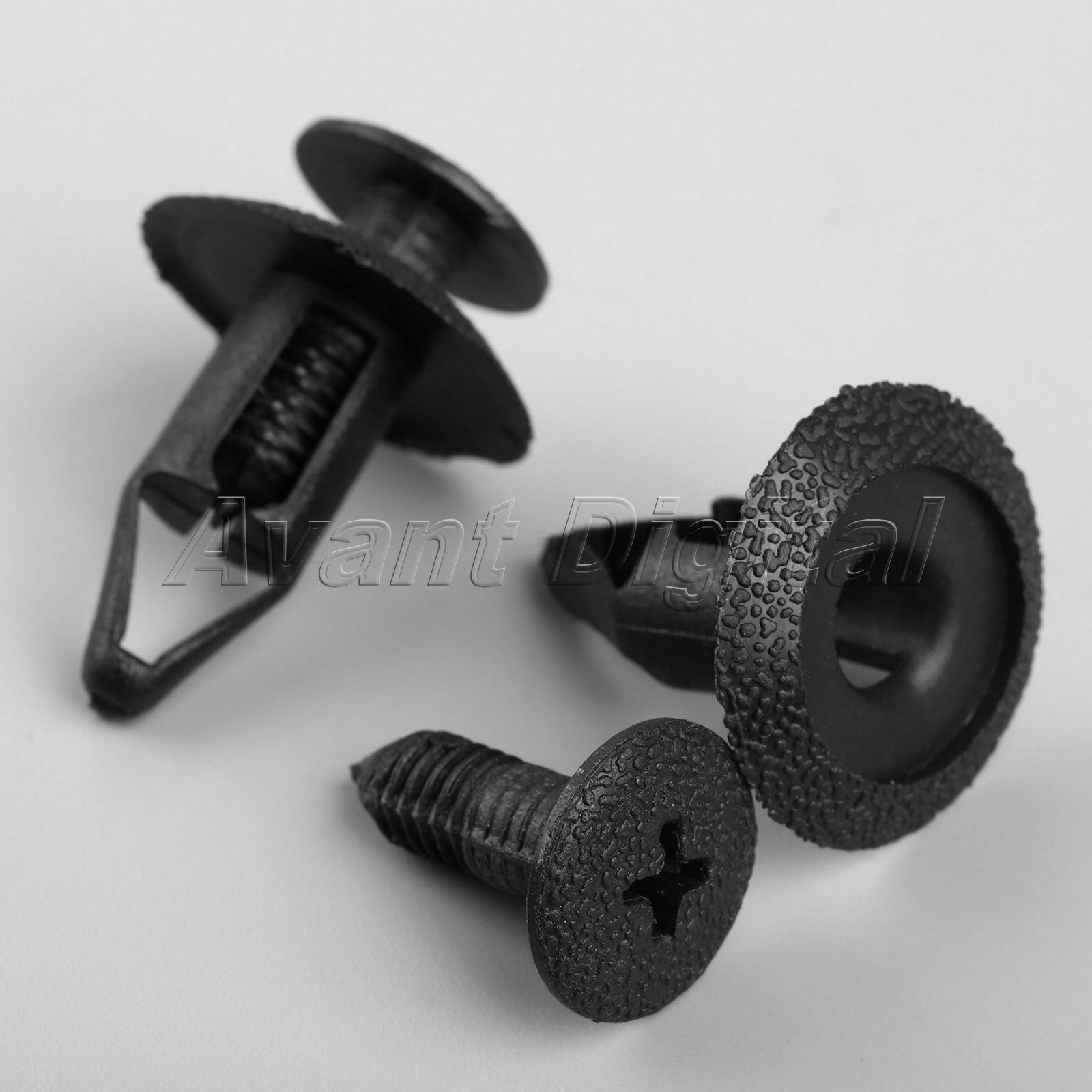 50pcs Clip Rivet Fastener Mud Flaps Fender Push clips 8mm NA01-56-145 Plastic