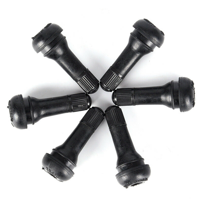 5PCs/set Black TR413 Tubeless Car Wheel Tire Valve Stems with Caps Tyr.l8