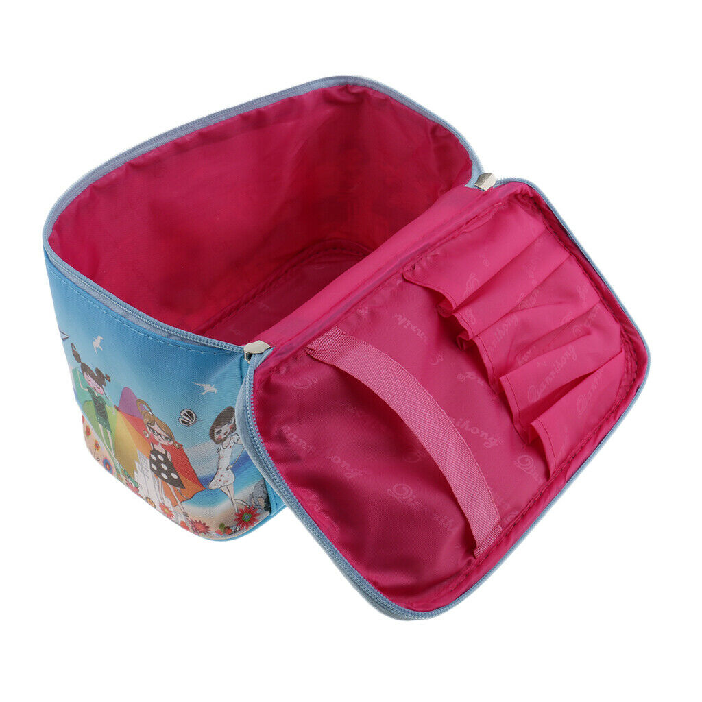 Travel Makekup Box Bag Cosmetic Pouch Holder Toiletry Organizer Zipper Case -