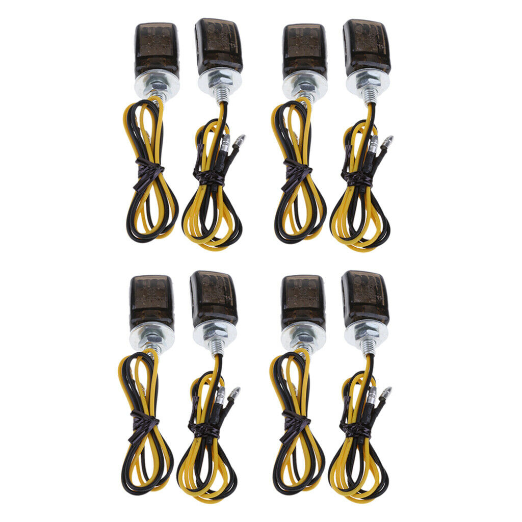 8pcs New Aftermarket LED Turn Signals Light Mini Turn Signals Replacement