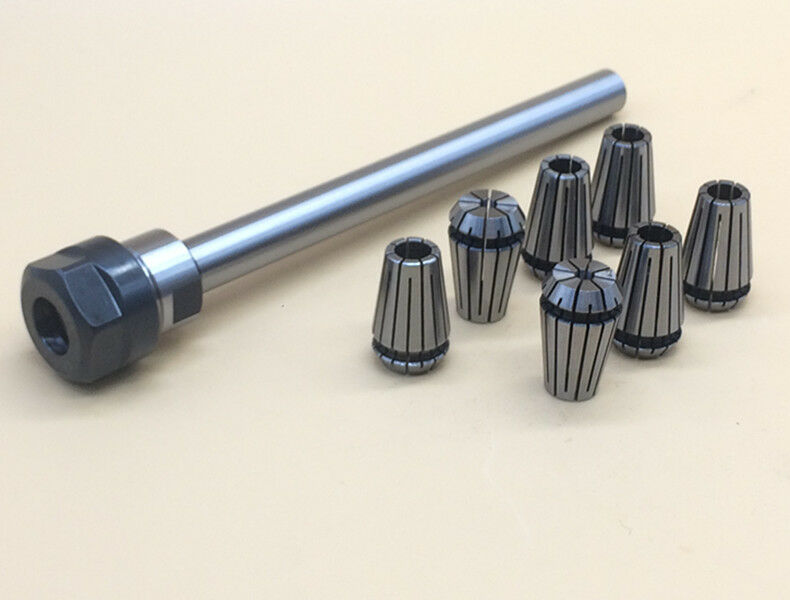 C10 ER8A 100L Collet Chuck Holder + 7Pcs Precision ER8 Spring Collet Set[M1]