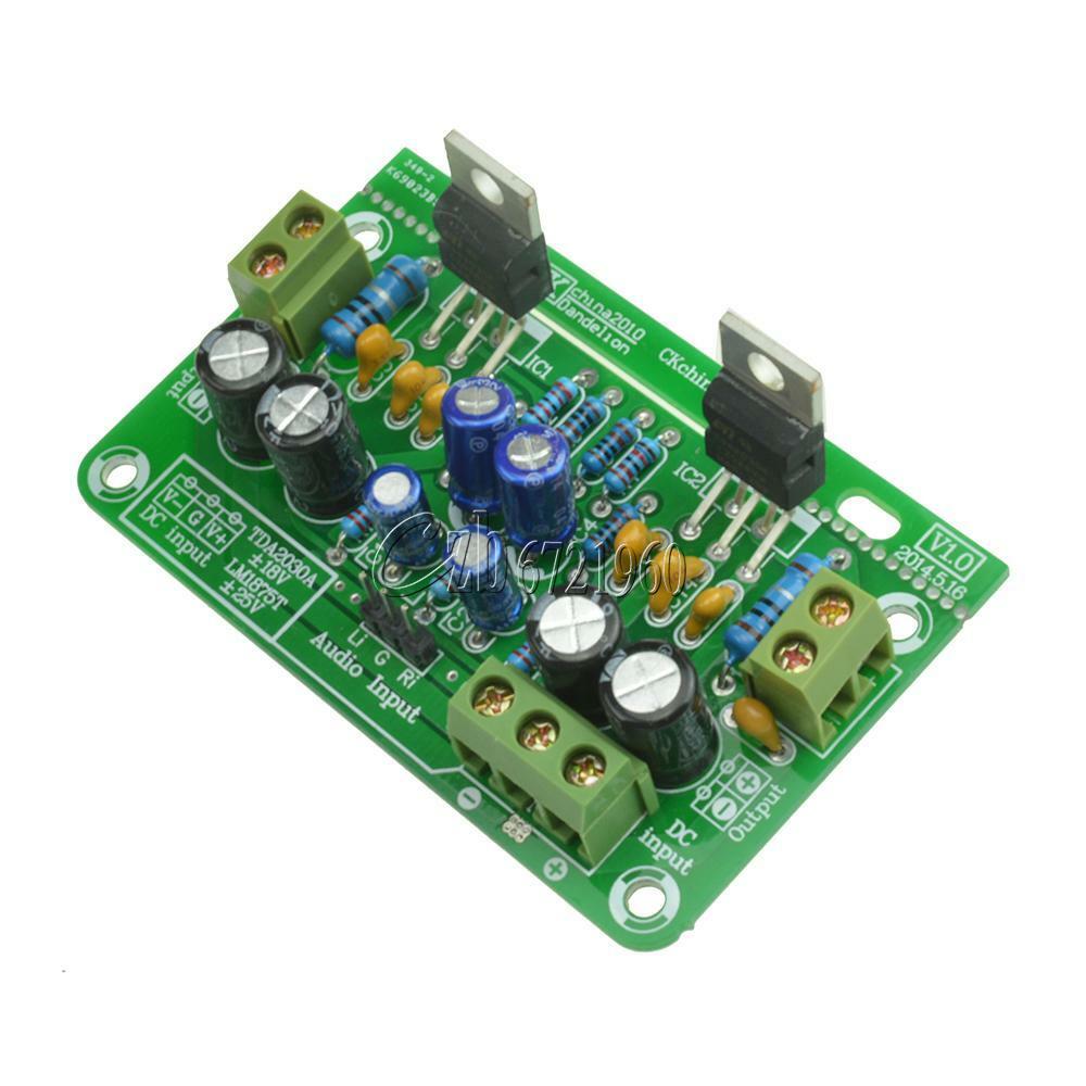 TDA2030A Stereo Audio Power Amplifier Board OCL 18W*2 Compatible LM1875T 30W x2