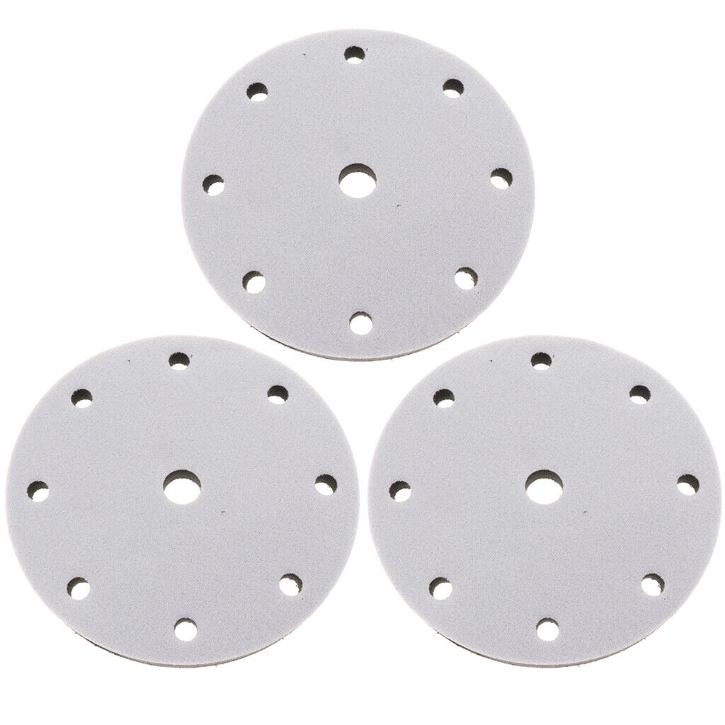 3 Pieces 6-Inch 9 Holes Low Density Soft Sponge Surface Protection Interface