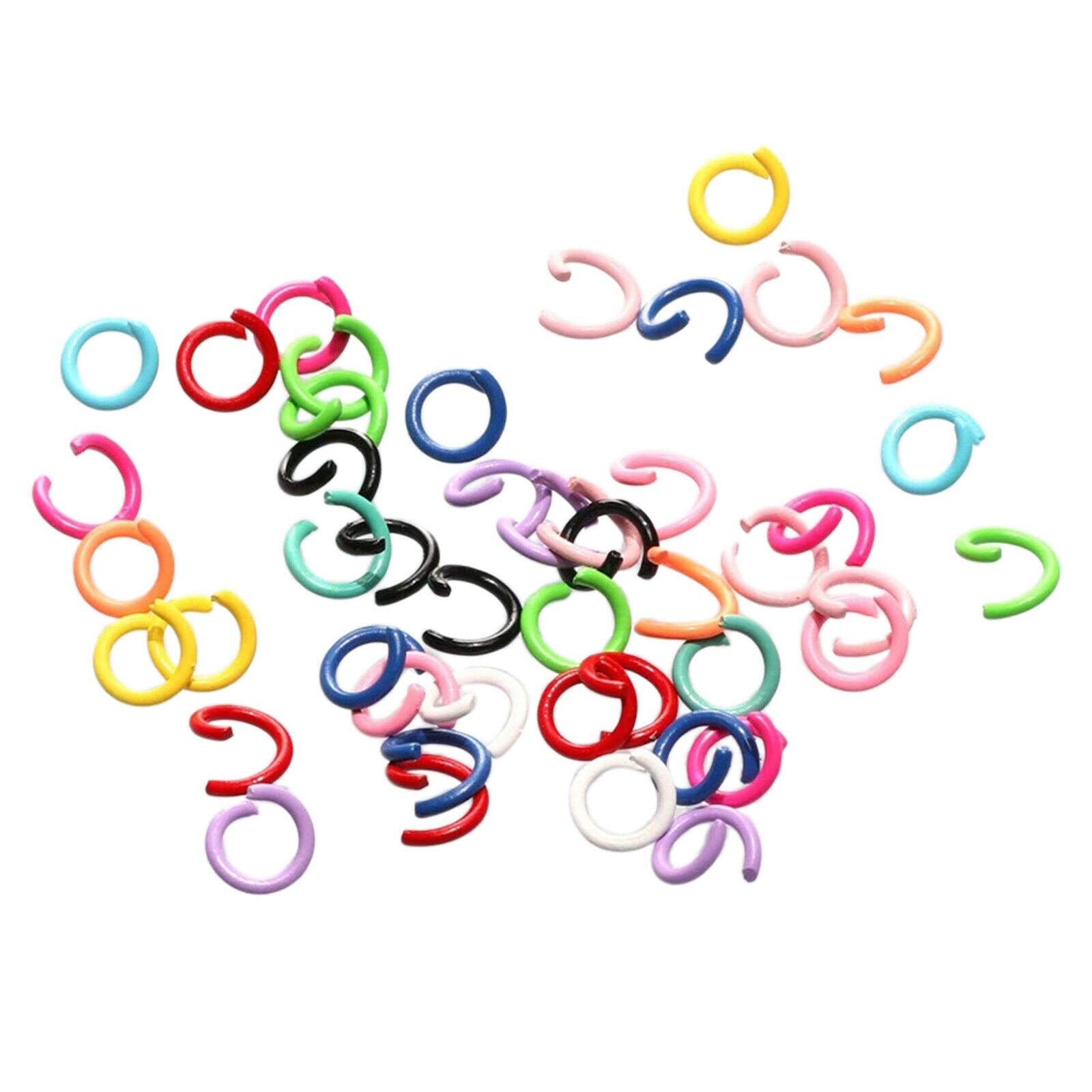 300Pcs Open Jump  Split Connectors DIY Earrings Necklace Jewelry Making
