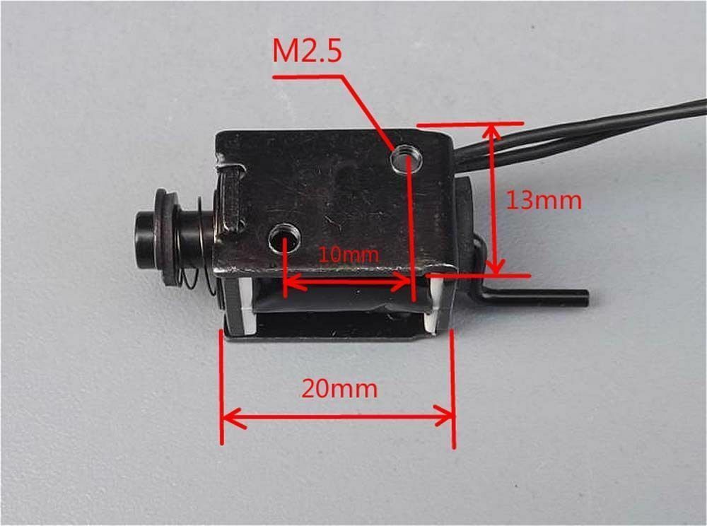 1pcs Micro Dc 24V 7w Pousser-Tirer Type SolÃ©noÃ¯de Ã‰lectro-aimant DÃ©clencheur L99