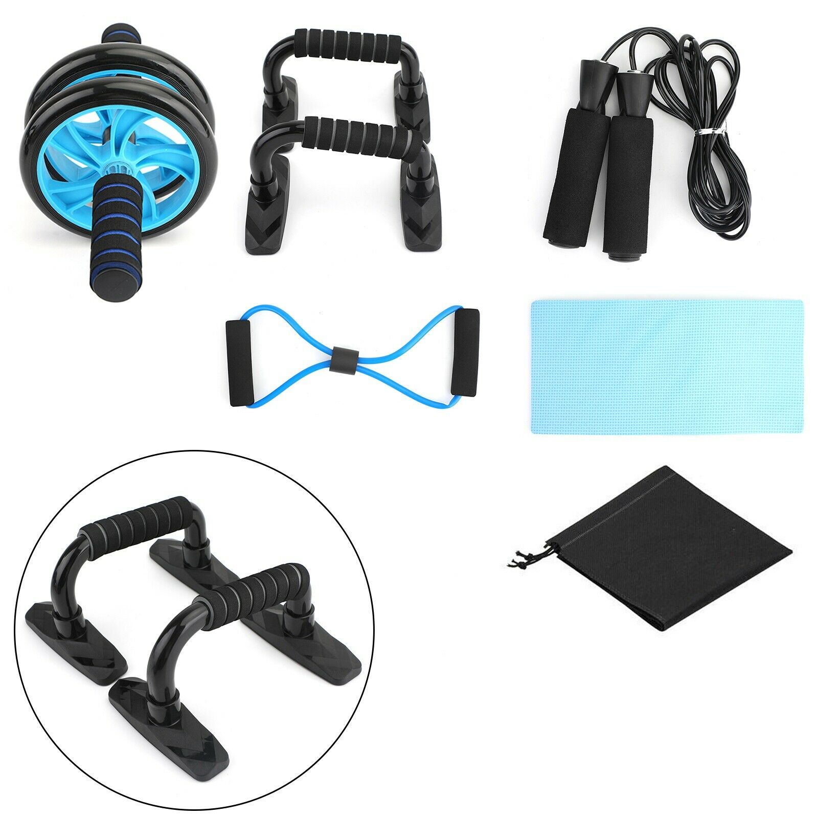 5-in-1AB Wheel Roller Kit AB Roller Pro with Push-UP B5