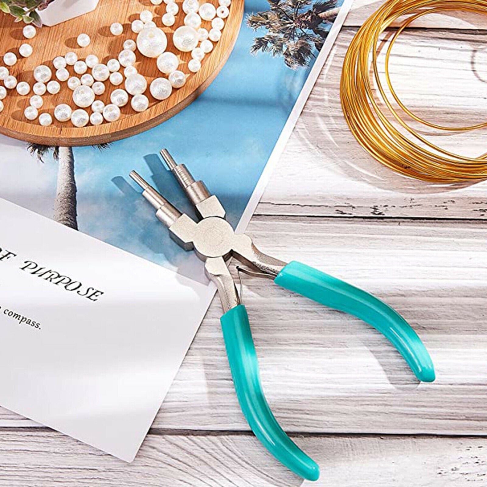 Bail Making Pliers 6-Inch Wire Looping Forming Shaping Pliers 3mm to 9.5mm