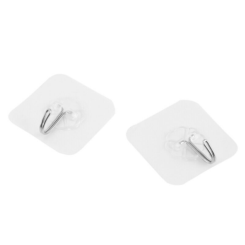 Strong Transparent Suction Cup Sucker Wall Hooks Hanger for Kitchen Bathroom HT3