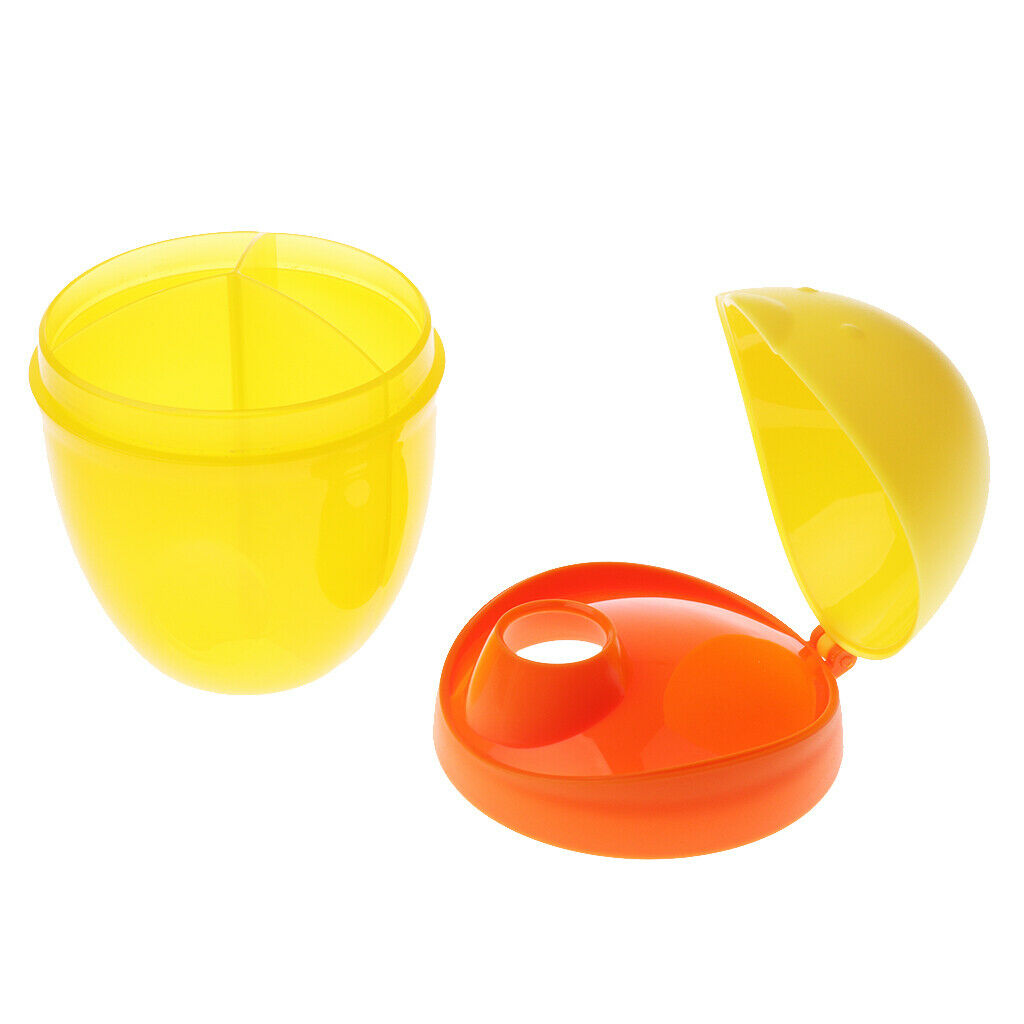 Baby Milk Powder Formula  Container Storage Feeding Box Case Yellow