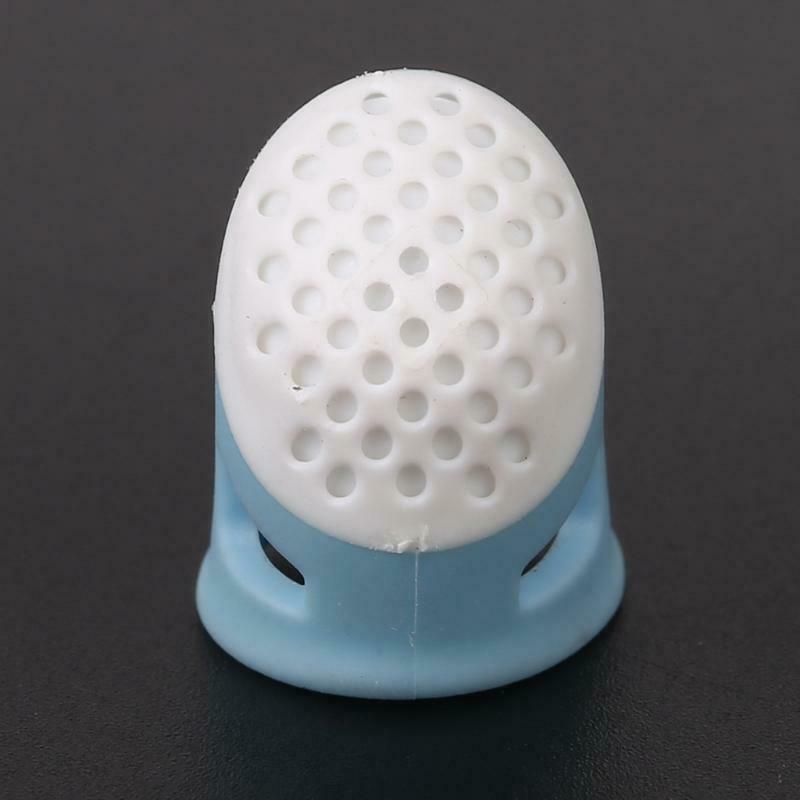 2pcs Multifunctional Silicone Thimbles Finger Protector Sleeve Pin Needles DIY