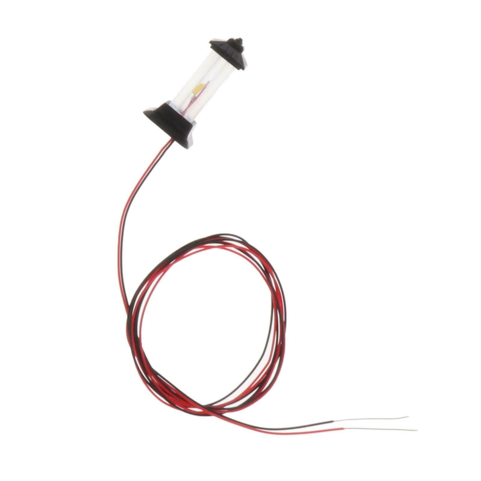 Set of 20 Train Railway LED Light Micro Landscape Lamppost 1:100 1:500 TT N