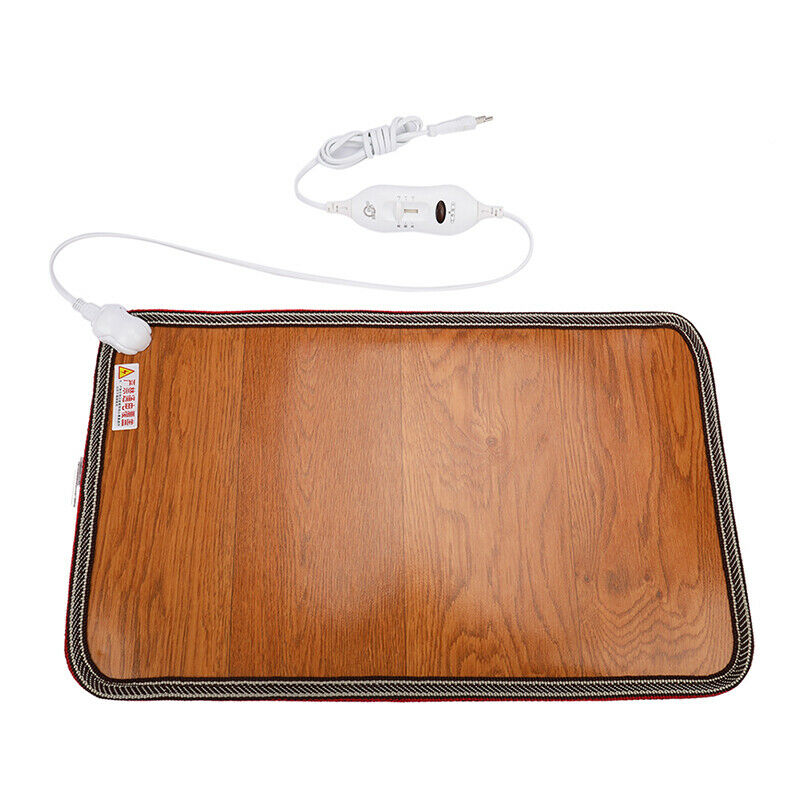 Leather Heating Foot Mat Warmer Electric Heating Pads 220VBDAU
