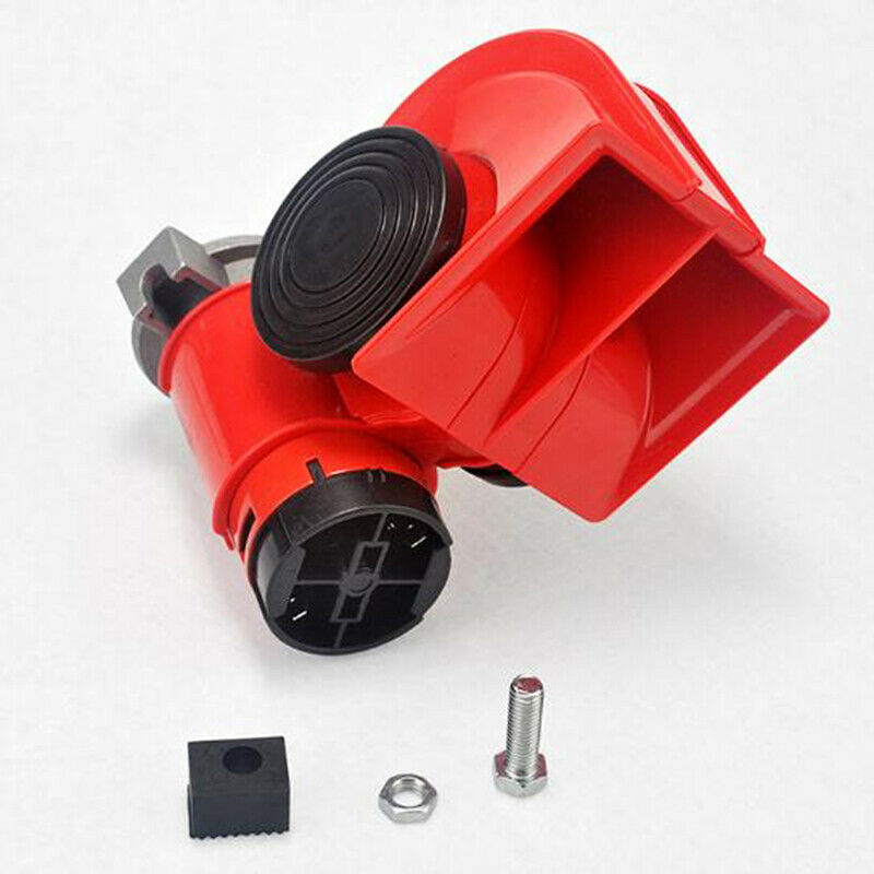 120dB Air Horn Dual Trumpet Loud Truck Train Lorry Boat Motorcycle Car 12V 18DD