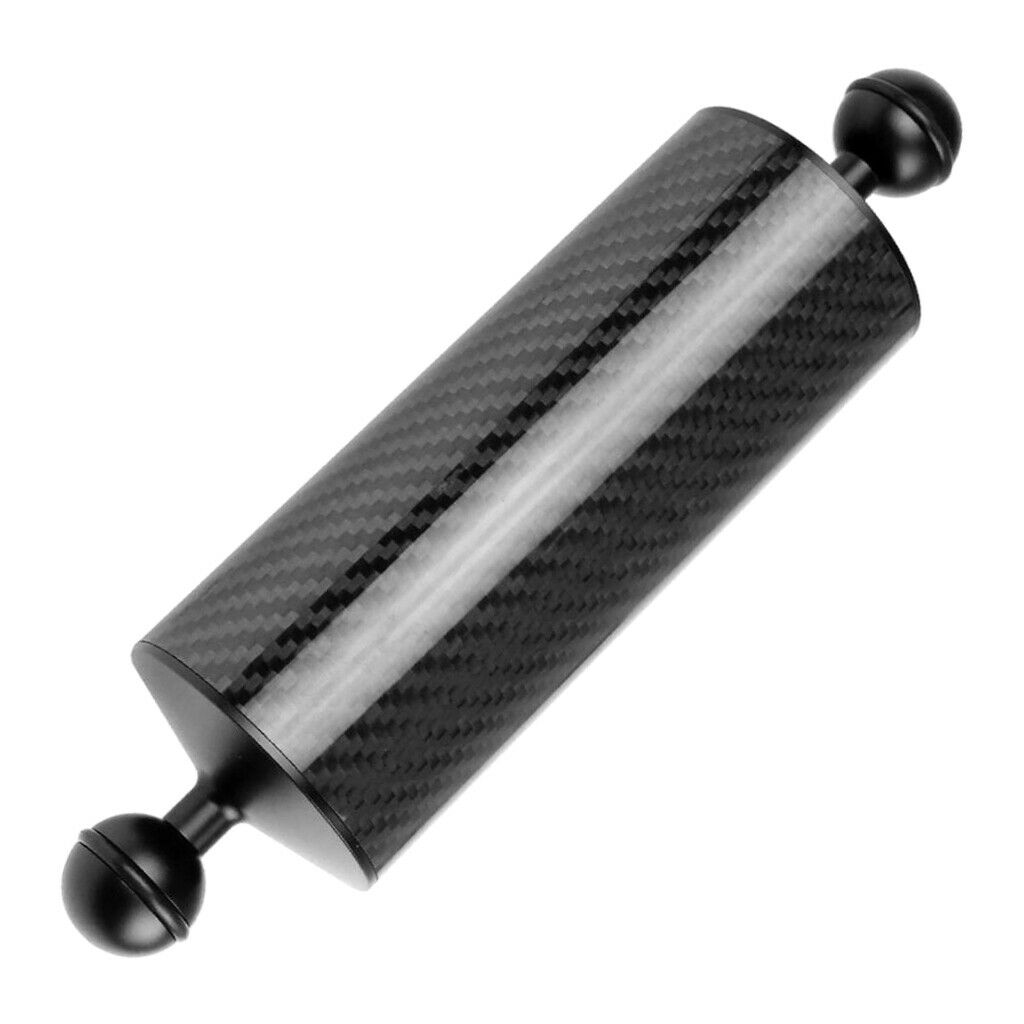 2xk 60mm Dia. 8" Carbon Fiber Dual Ball Arm for Buoyancy Underwater System