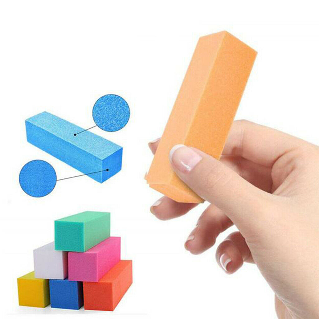 12pc Professional Nail Files Manicure Nail Pad Blocks