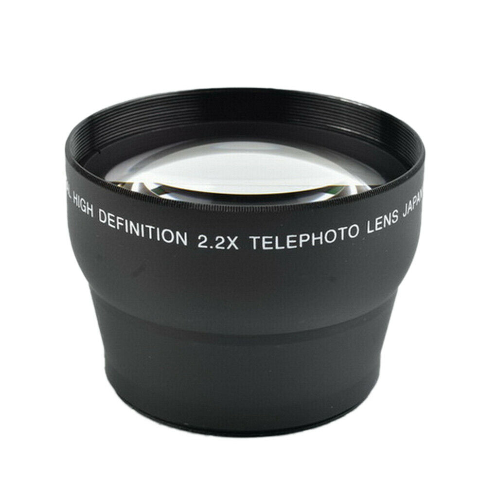 58mm telephoto lens 2.2X lens magnification autofocus long distance lens