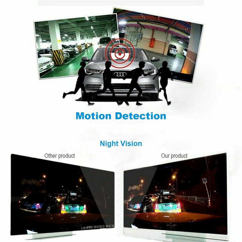 2.2" Car DVR Dash Camcorder Cam Camera Video Recorder 1080P FHD Motion Detection