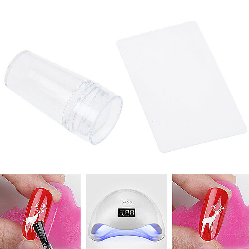 2Pcs Nail Art Stamper Scraper Image Plate Manicure Print Tools Print Tool DIY.DD