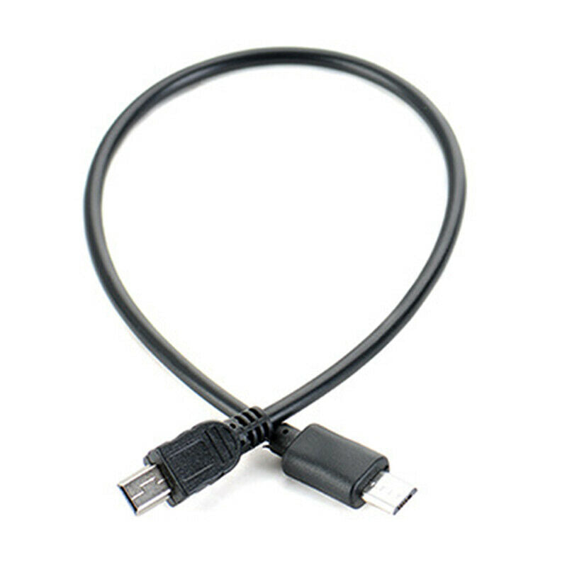 Micro USB Male To Mini USB Male Data Adapter Converter Cable Cord KQB..l8