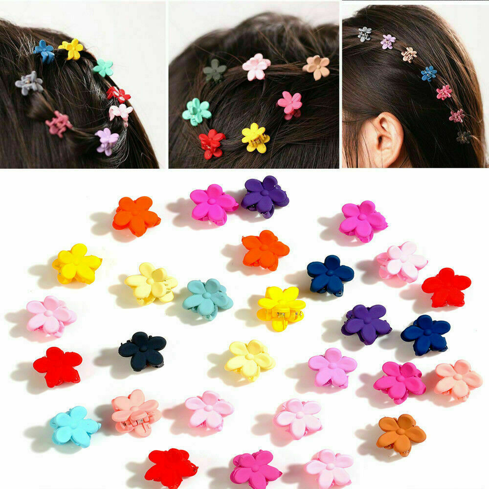 20x Butterfly Hair Clips Mini Hairpin for Kids Women Girls Cartoon Claw Clips AU