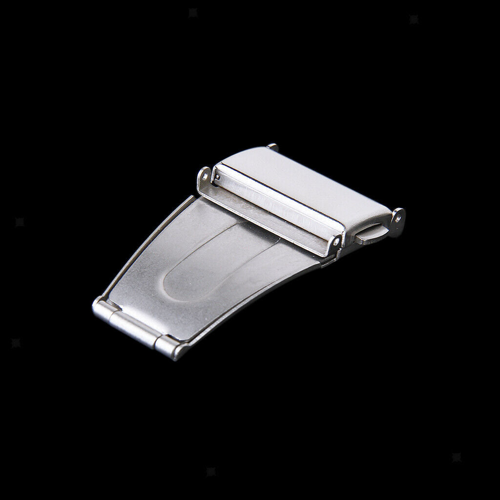20mm Stainless Steel Double Deployment Clasp Buckle For Watch Band Strap