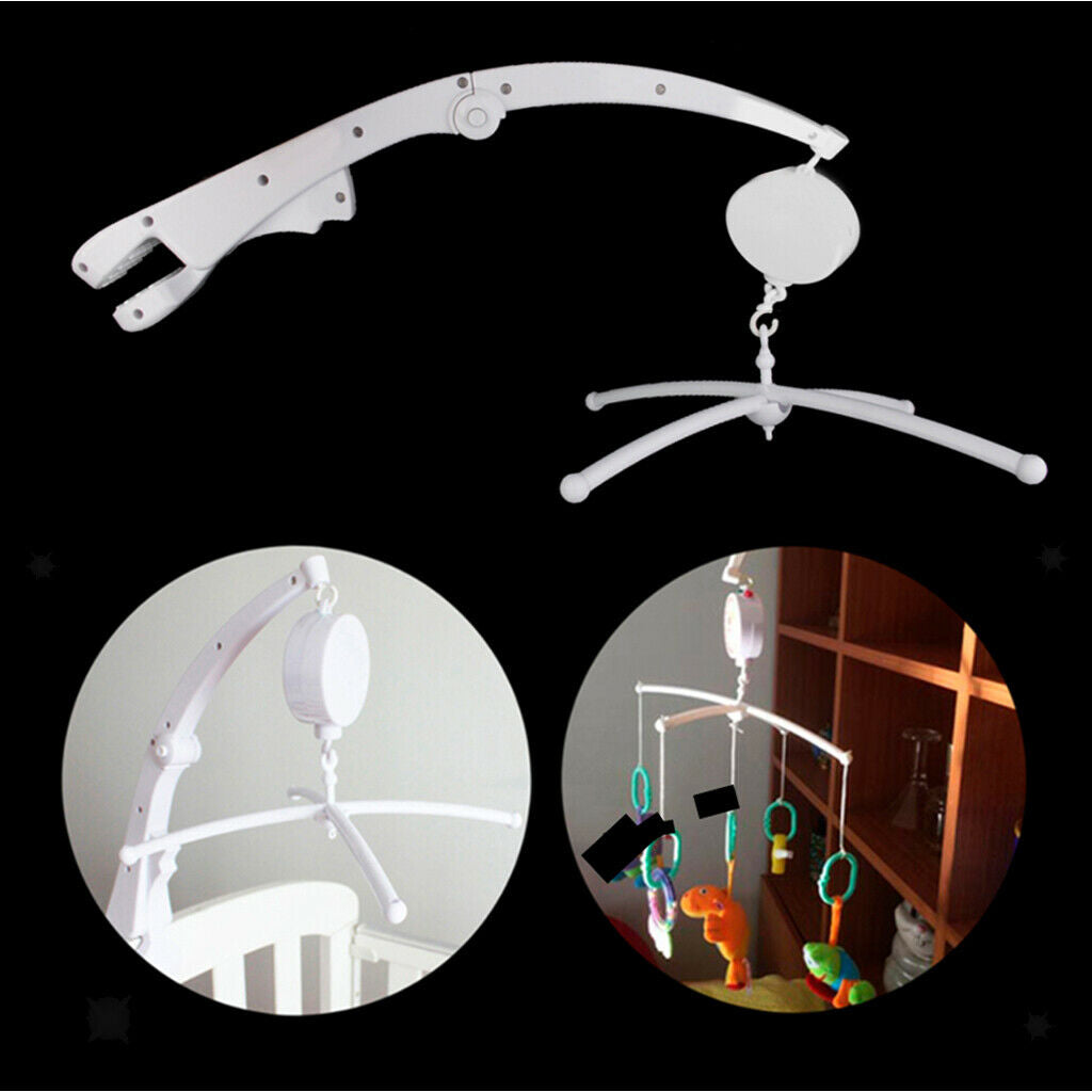 Crib Mobile Bed Bell Plastic Arm Bracket Mobile Music Box Wind-up Bed Toys