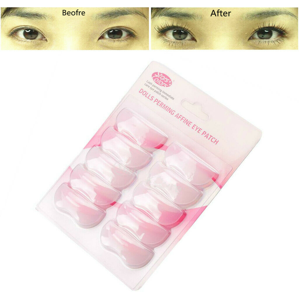 10 Pairs of Natural Long Artificial Eyelashes + 5 Pairs of Eyelash Shields