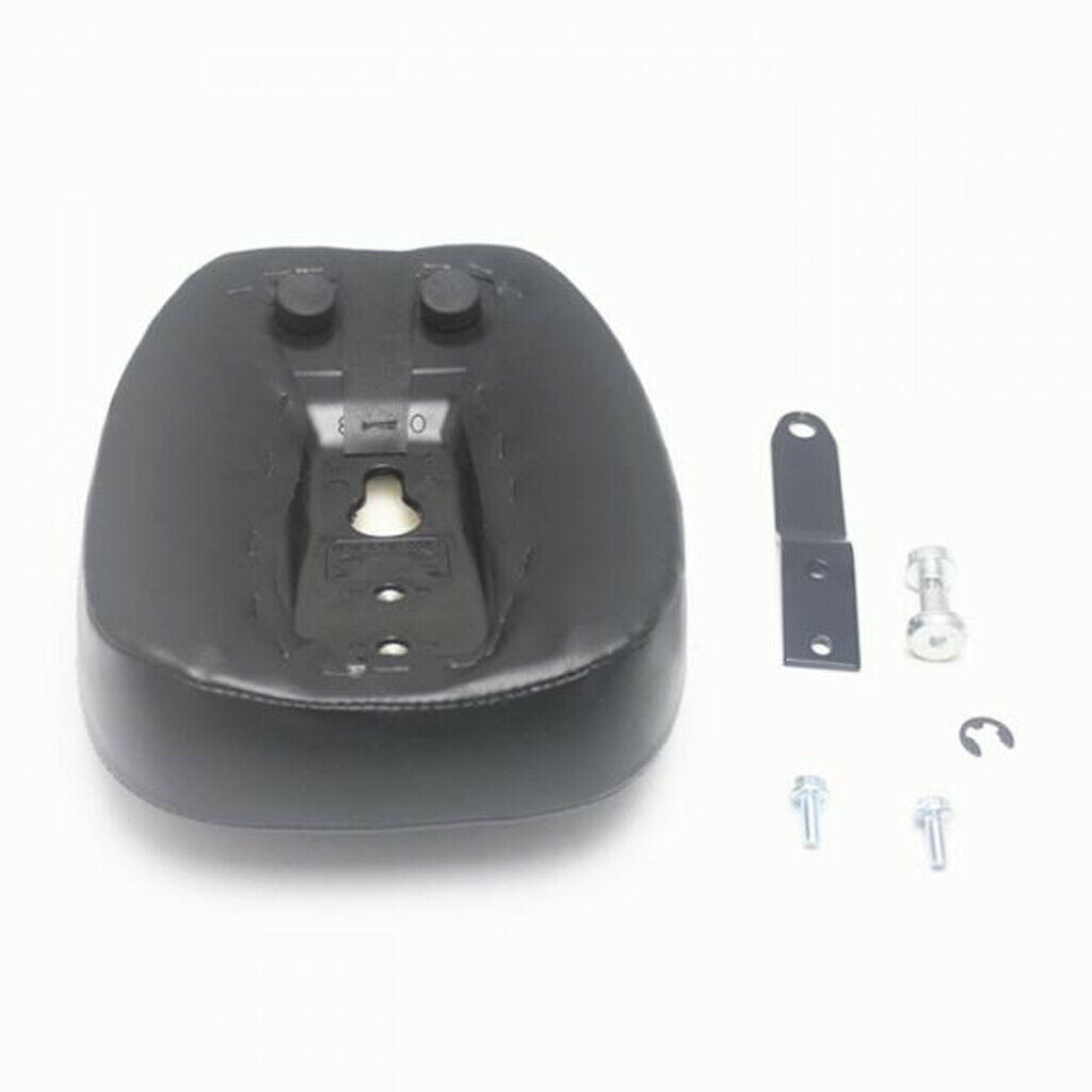 BLACK REAR PASSENGER SEAT PILLION FOR  SPORTSTER XL883 1200 2014-2016