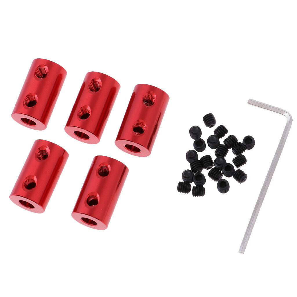 Motor Shaft Rigid Coupler Sleeve Adapter Connector for RC Car Boat Ship 2-5mm