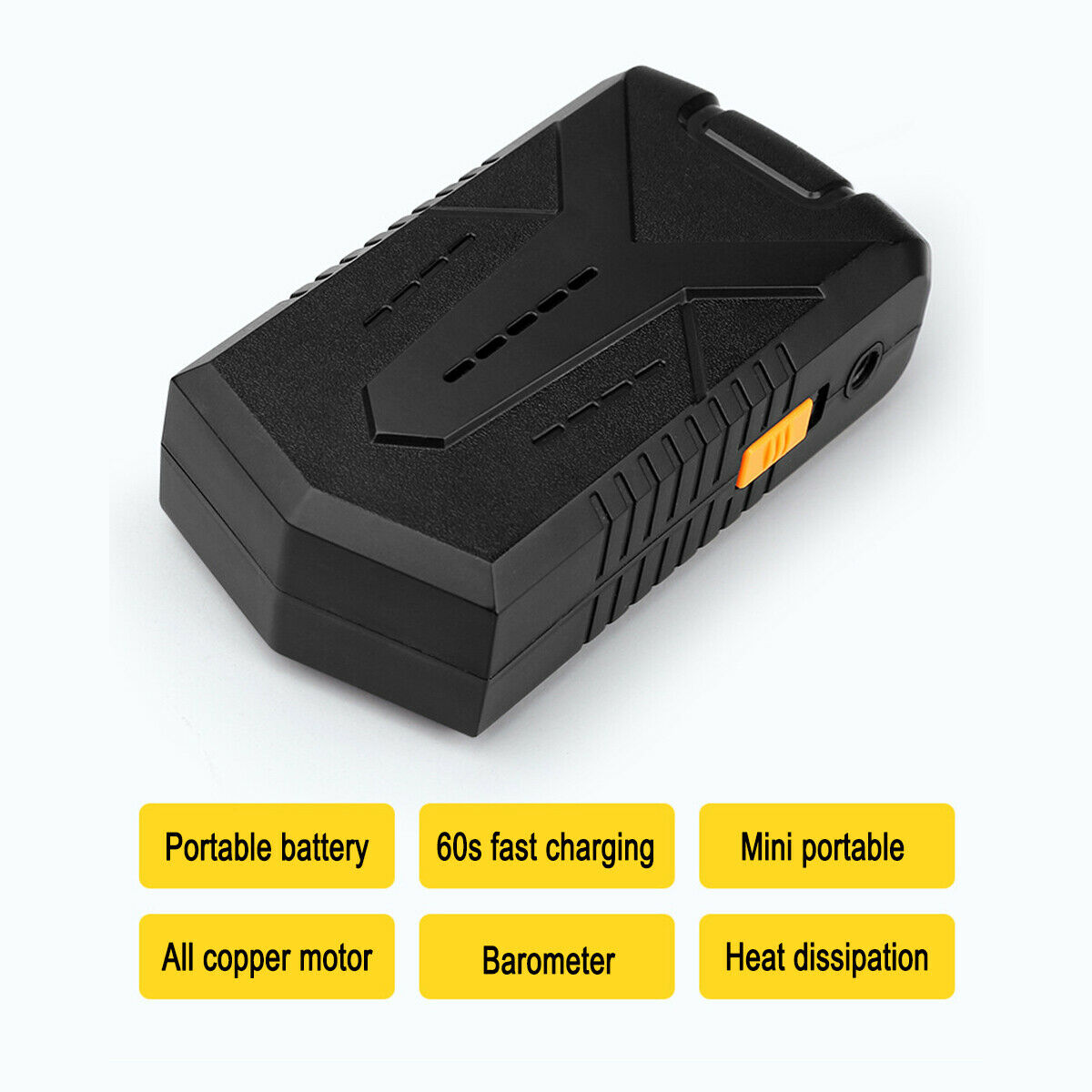 2000mAh Digital Car Tyre Inflator  Portable Electric 12V Air Compressor  â—