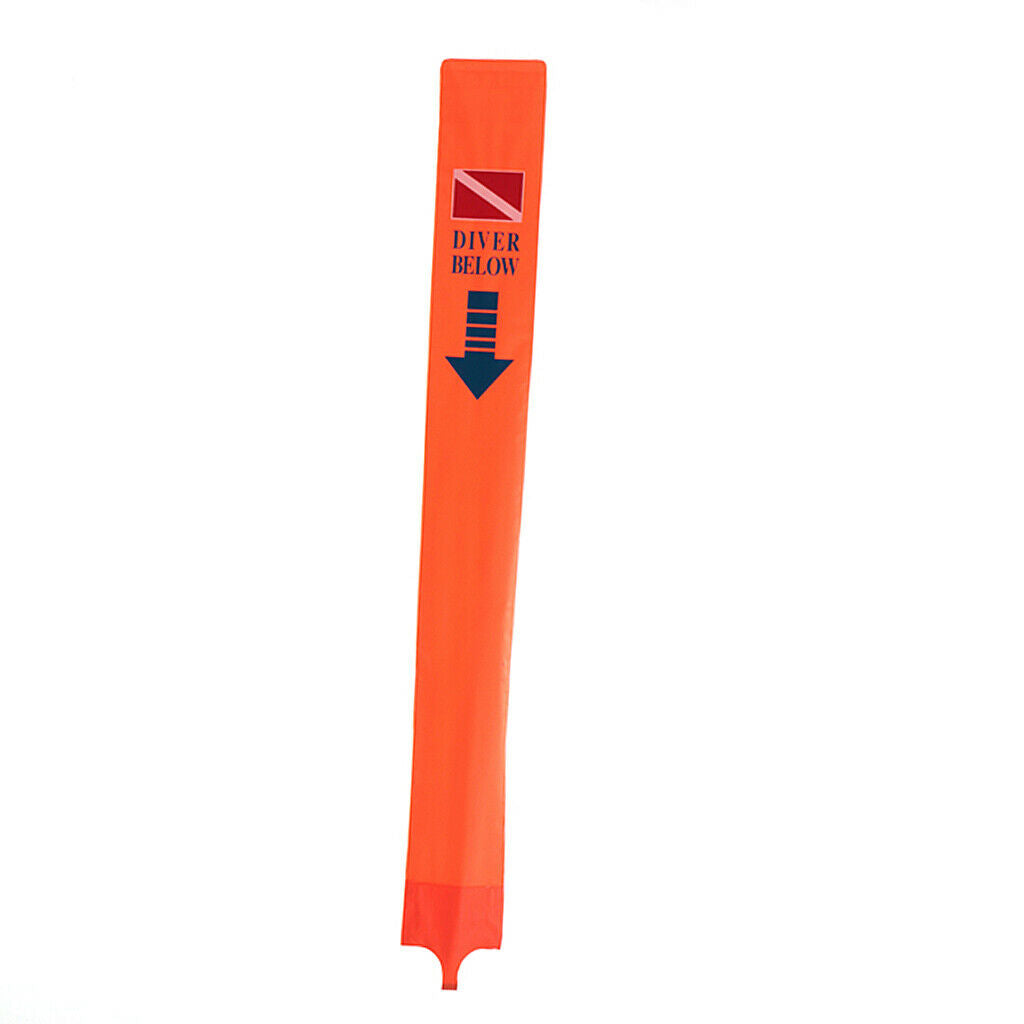 prettyia Scuba Diving Diver Surface Marker Buoy SMB and Yellow Line Rope Set