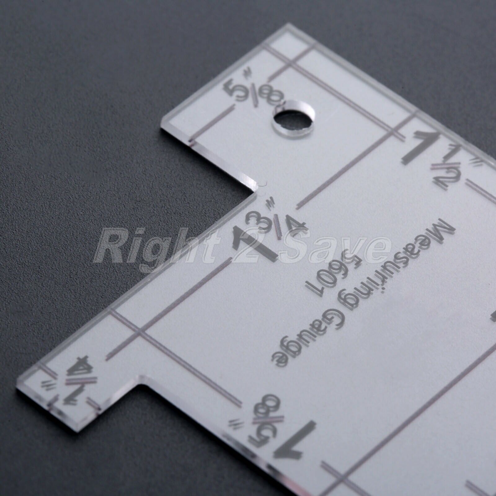 1Pc Plastic Quilting Gauge Ruler Template DIY Hand Sewing Crafts Measuring Tool