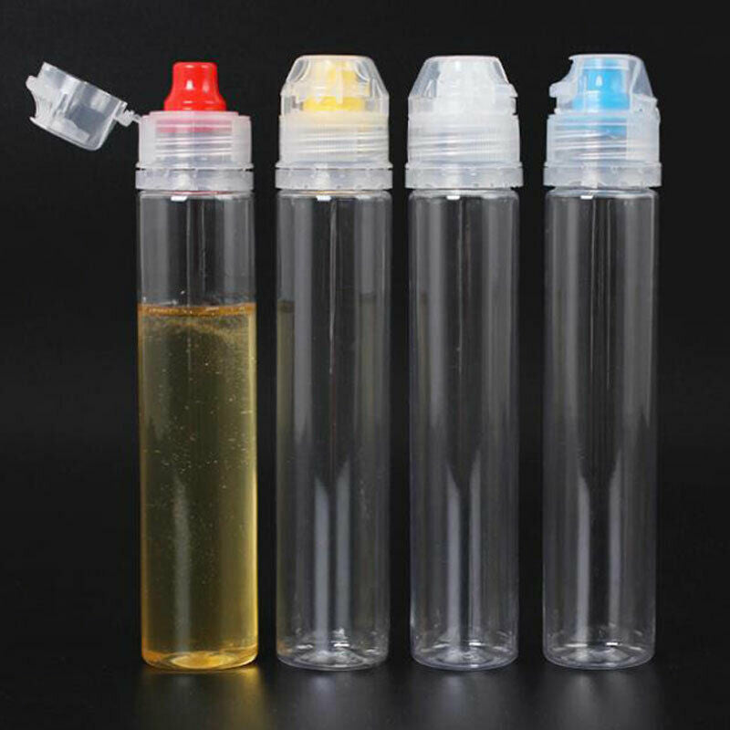 Kitchen Plastic Squeeze Bottle Condiment Dispenser For Salad Sauce Ketchu.l8