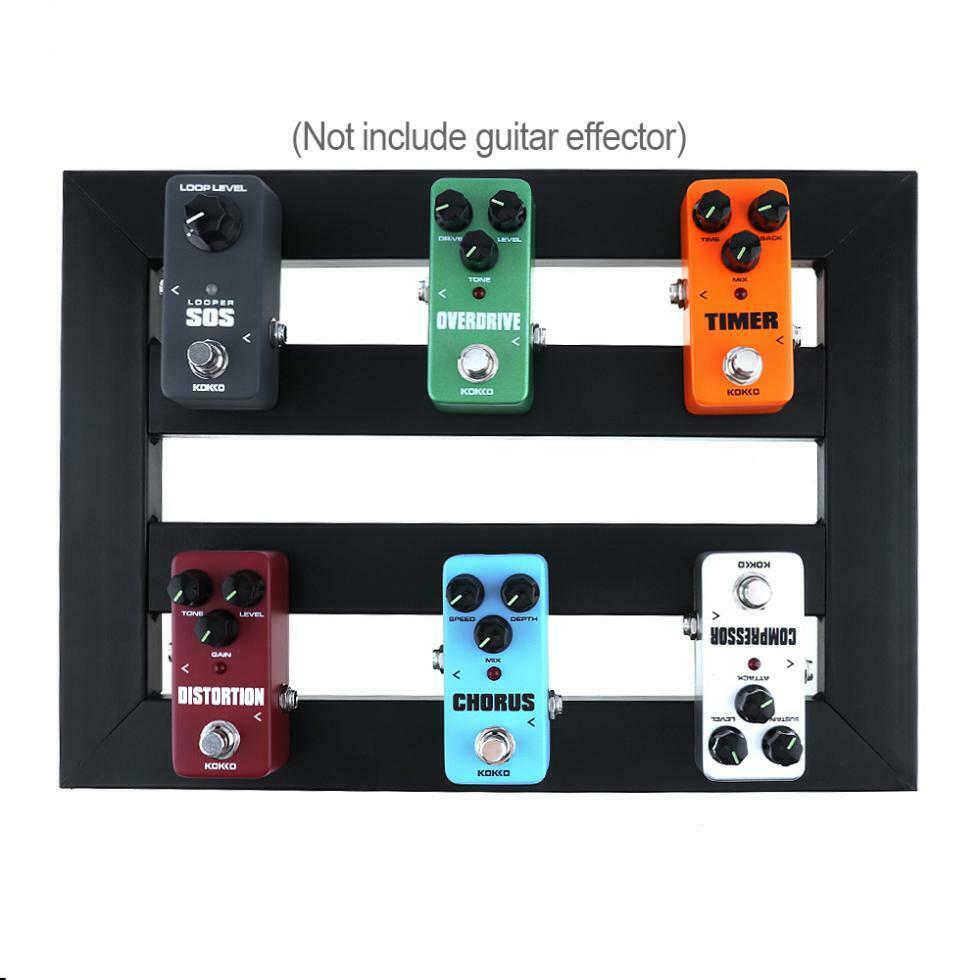 37 x 27cm Guitar Pedal Board Setup Style DIY with Installation