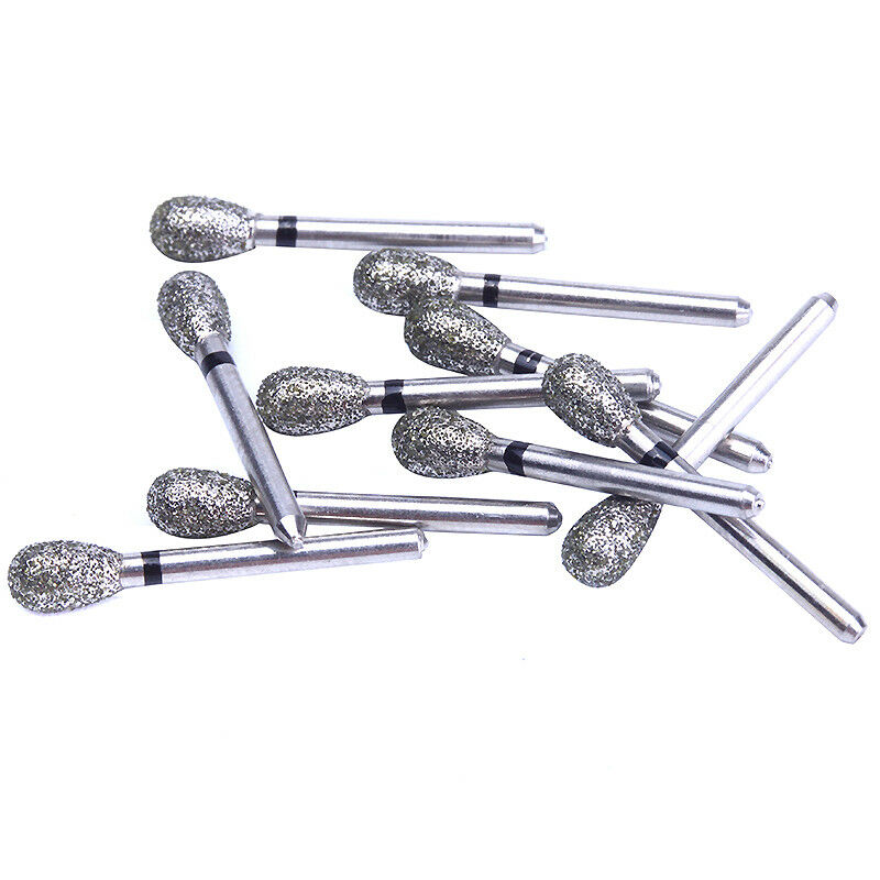 50Kits AZDENT Dental Diamond Burs EX-26S Special Shape for High Speed Handpiece