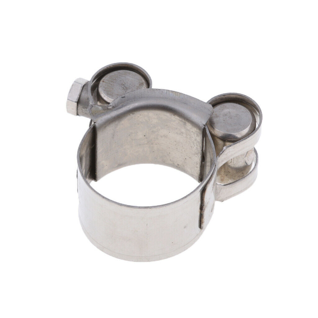 26-28mm Motorcycle Exhaust V Band Clamp Flange Kit Quick Release Clamp Stainless