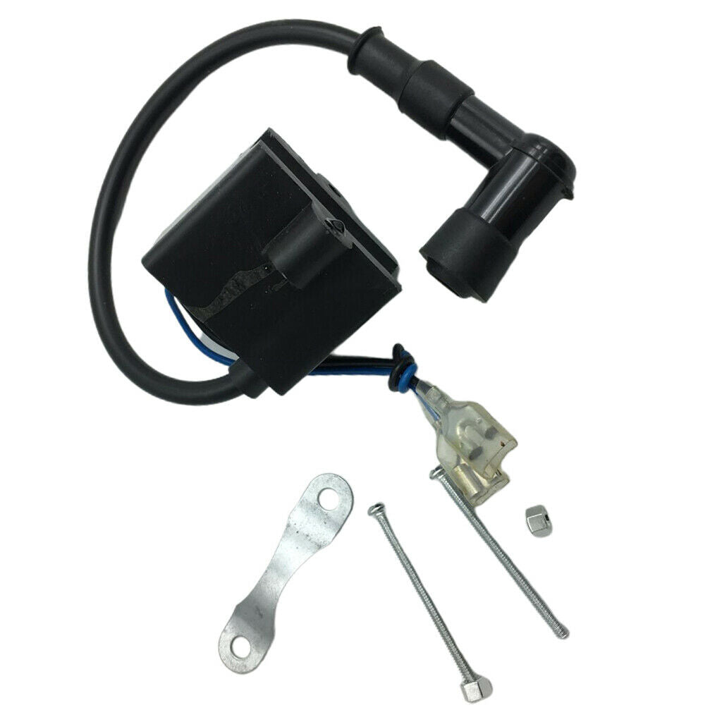 Black 70mm High Performance CDI Ignition Coil Kits for 50cc 60cc 66cc 80cc