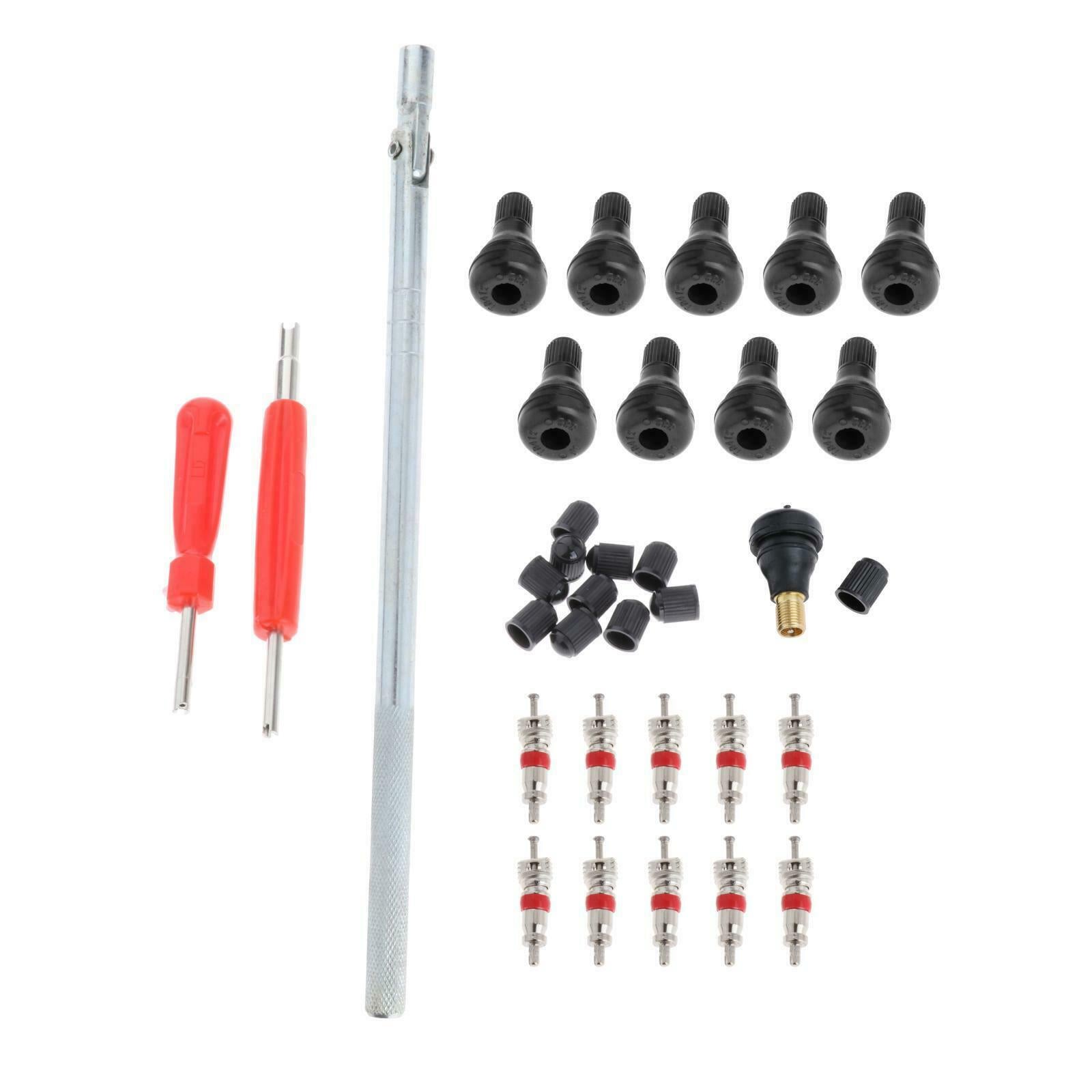 Car Tire Repair Tool Kit Copper Nickel-Plated Repair Valve for Bicycle