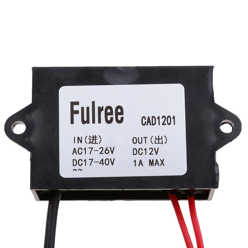 Power Converter Voltage AC 24V To DC 12V 1A Flush Waterproof