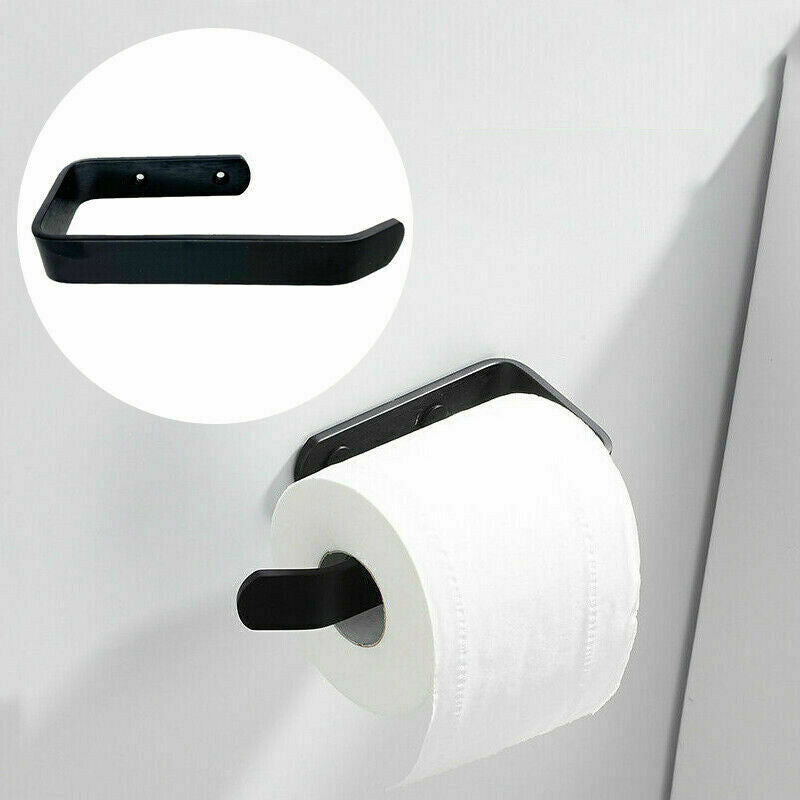 Stainless Steel Wall Mounted Toilet Paper Holder Rack Tissue Roll Stand Bathroom