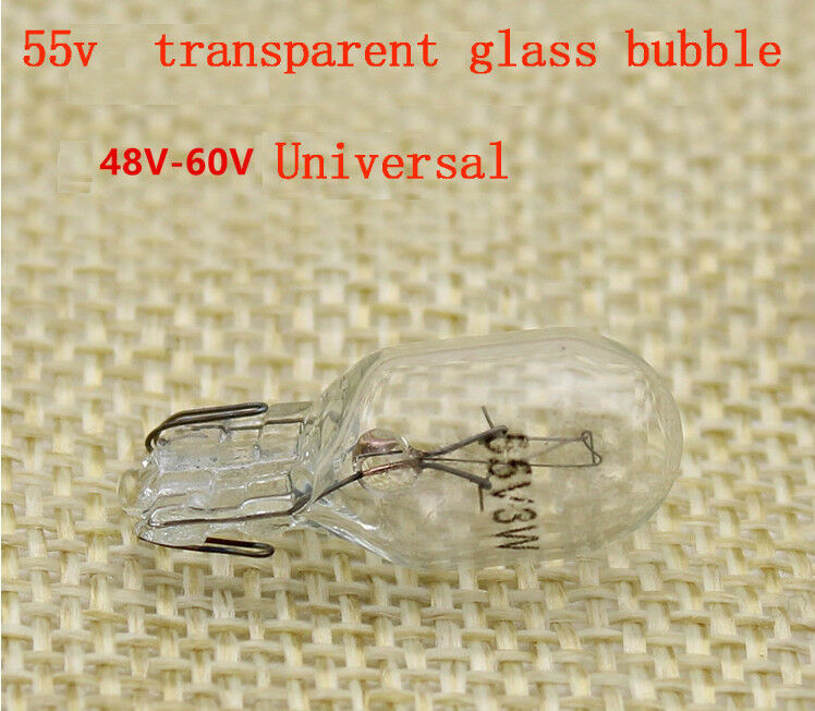 10pcs 55V Small Bulbs With one Line For Motorcycle Dash Panel Cluster Light