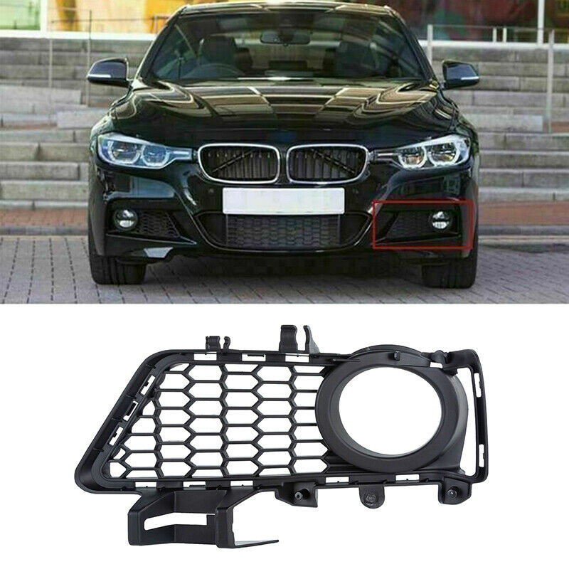For BMW 3 Series F30 F31 2012-2018 2017 Left Side Bumper Fog Light Grills Bezel
