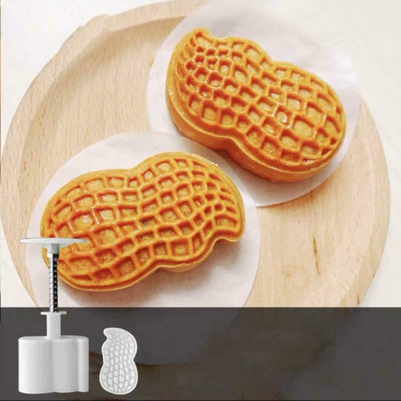 Sugarcraft Mooncake Mould Silicone Cartoon Bakeware Hand-Pressure Mooncake Mold