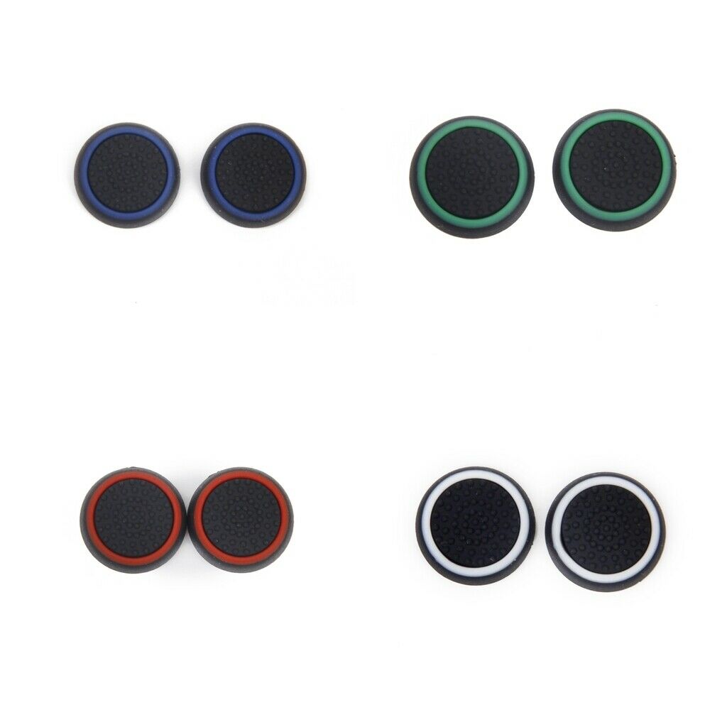 Silicone Joystick Analog Grip Stick Caps Button Protect Covers Controller