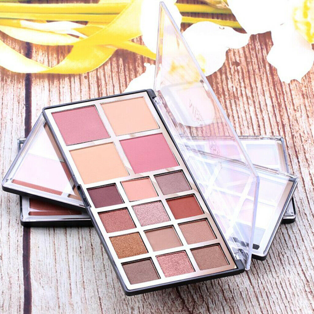 Long Lasting Eyeshadow Plate Glitter Simmer 12 Eyeshadow 2 Powder 2 Blush 02