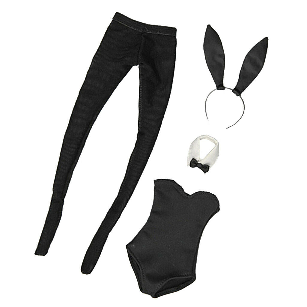 1/6 Scale Bunny Girl Costume Outfits for 12''  Action Figures Girl Body